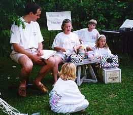 Celia and Margot explain their instruments.