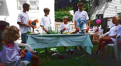A demonstration of sound, noise, and music.