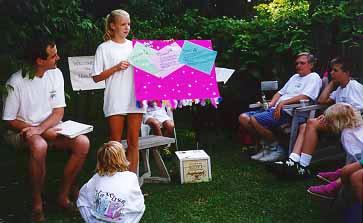 Katherine presents her sound, noise, and music poster.